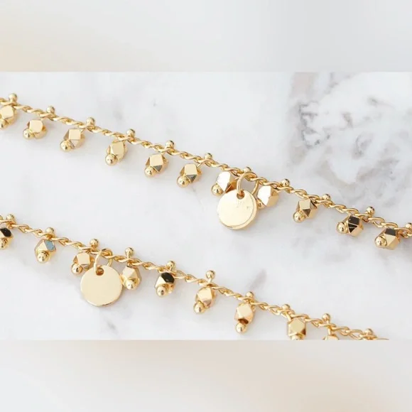 KINSLEY ARMELLE “Maya” Gold Plated Sterling Silver Wrap Bracelet (One Size)… - Picture 2 of 7